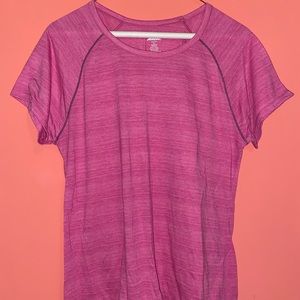 Hot pink short sleeve tee